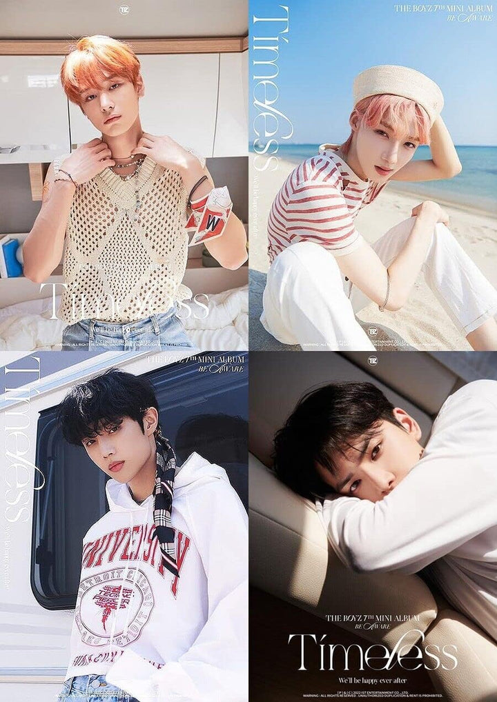 THE BOYZ BE AWARE 7th Mini Album ( DENIAL + DESIRE + DOCUMENT - 3 Version Full Set. )+1ea Store Gift