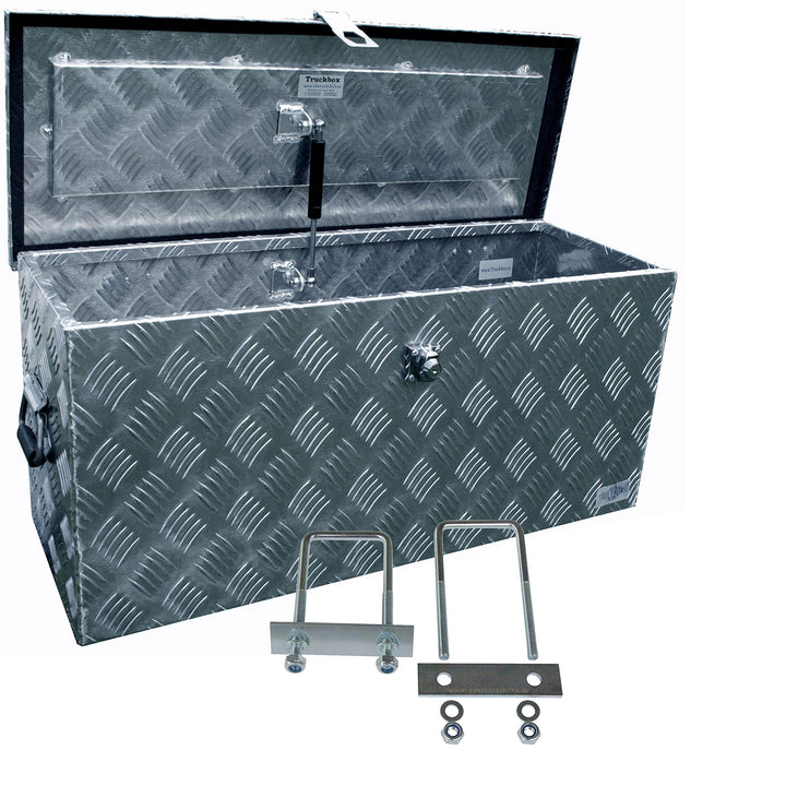 Truckbox D080 Werkzeugkasten, Deichselbox, Transportbox, inkl. MON4002 | inkl. Montagesatz MON4002,