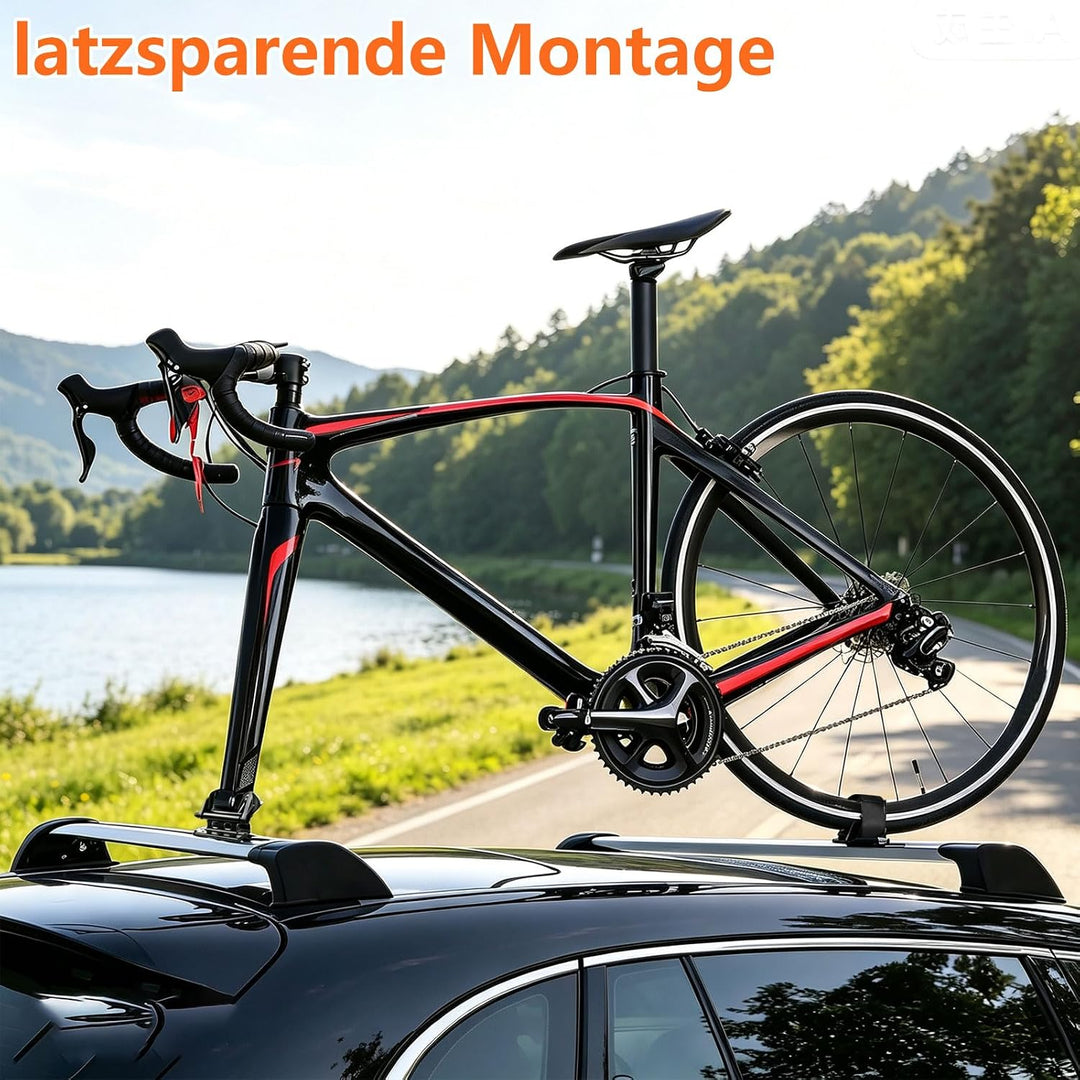 Gabelhalterung Fahrrad 1x Gabelhalterung + 1x Hinterradhalterung Aluminium Fahrradgabelhalterung Unt
