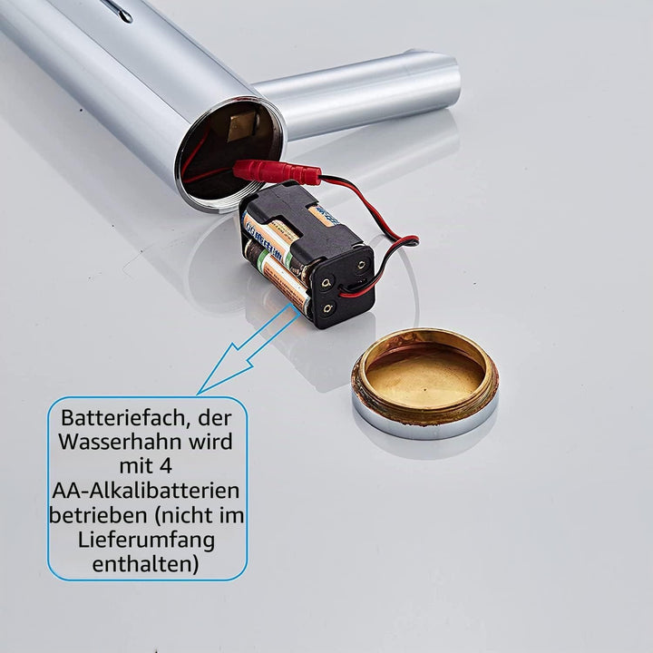 Gangang Waschbecken-Armatur mit Automatischem IR-Sensor, Sensor-Wasserhahn,Automatischer Wasserhahn,