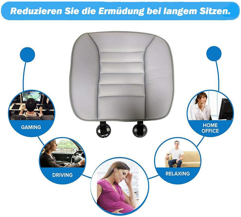 Big Ant Sitzkissen Auto, Memory Foam Sitzkissen Sitzauflage Auto Orthopädisches Autositzkissen Komfo