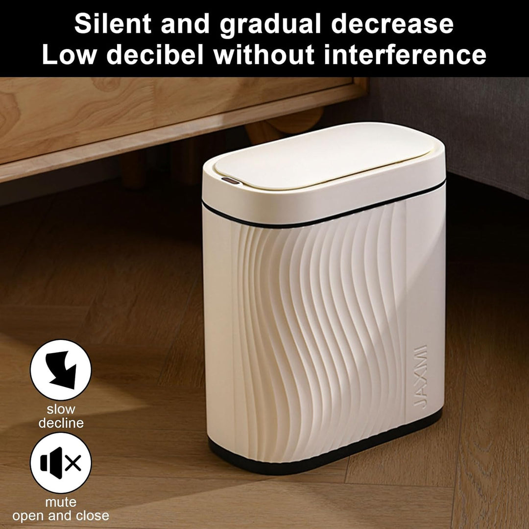 Mülleimer 8l, Smart Sensor Mülleimer Küche mit Deckel, Kosmetikeimer, Mülleimer Bad, Geruchsdicht &