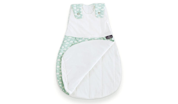 Träumeland S0100652 Babyschlafsack LIEBMICH 3 teilig Set Wolke mint, Grösse 50/56, mehrfarbig