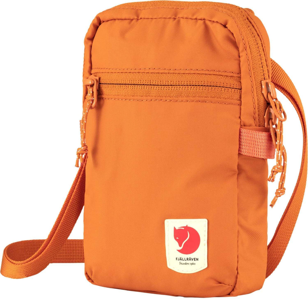 Fjällräven Unisex High Coast Pocket Umhängetasche (1er Pack) Einheitsgrösse Sonnenuntergangsorange,