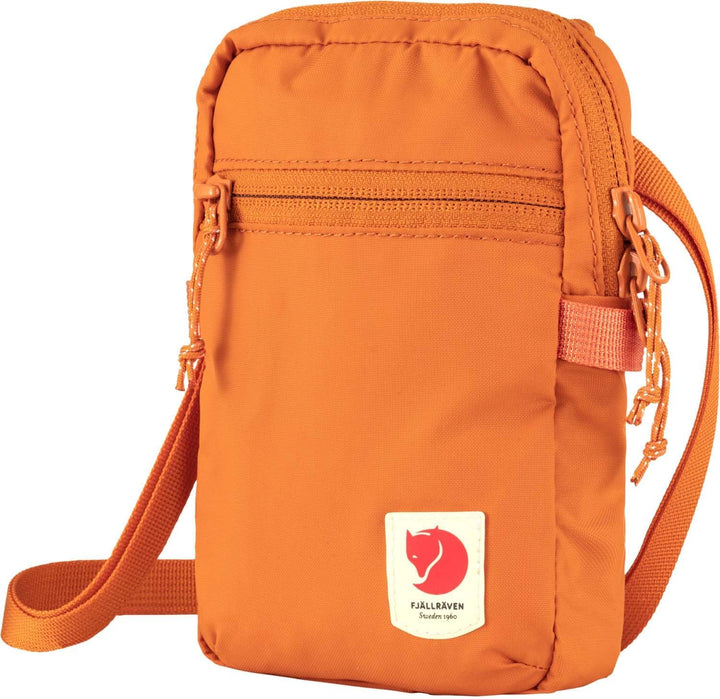 Fjällräven Unisex High Coast Pocket Umhängetasche (1er Pack) Einheitsgrösse Sonnenuntergangsorange,