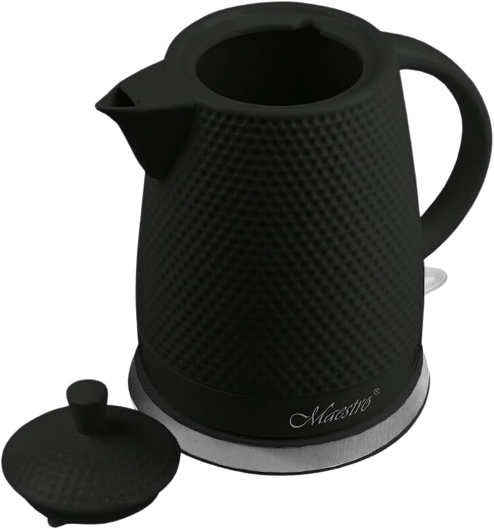 Feel Maestro Wasserkocher MR-069 1,5 l Weiss Schwarz Glaskeramik 1500 W