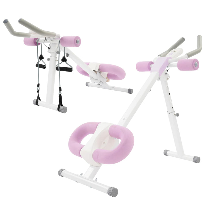 Bauchtrainer für Zuhause, Bauchmuskeltrainer Abdominalmaschine, Klappbar Bauchmuskeltraining Multifu