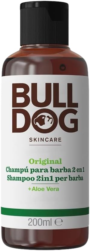 BULLDOG 3er-Pack Bartshampoo und Conditioner, 3 x 200 ml