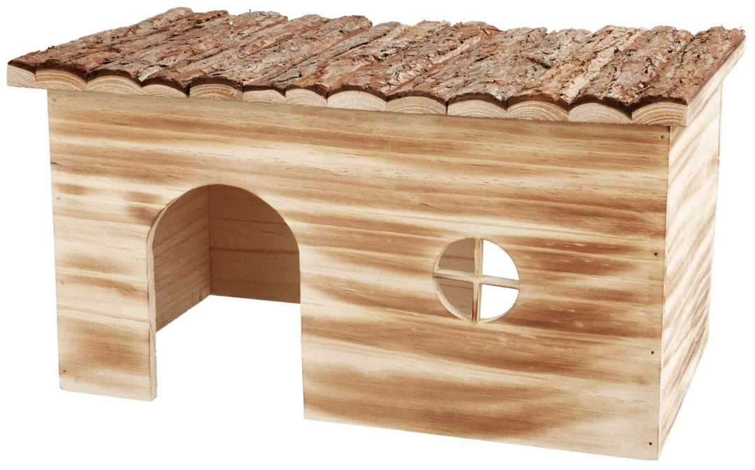 Trixie 61975 Natural Living Haus Grete, geflammt, 45 × 24 × 28 cm, 45 × 24 × 28 cm