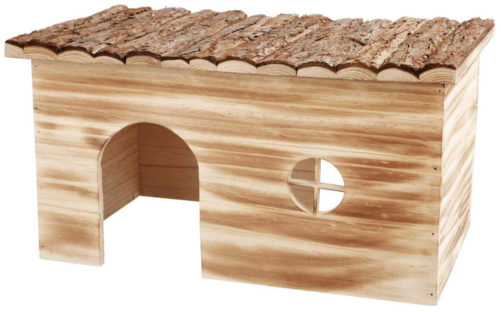 Trixie 61975 Natural Living Haus Grete, geflammt, 45 × 24 × 28 cm, 45 × 24 × 28 cm