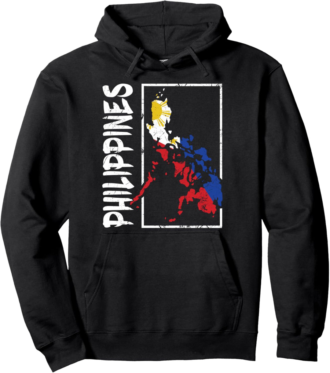 Philippinen Flagge und Filipino Pride Geschenkidee Pullover Hoodie