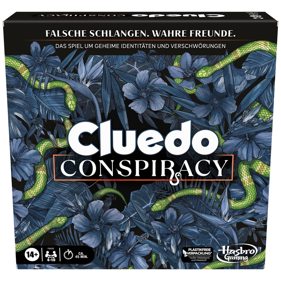 Cluedo Conspiracy Brettspiel für Erwachsene und Jugendliche, deutsche Version des Mystery Games, für