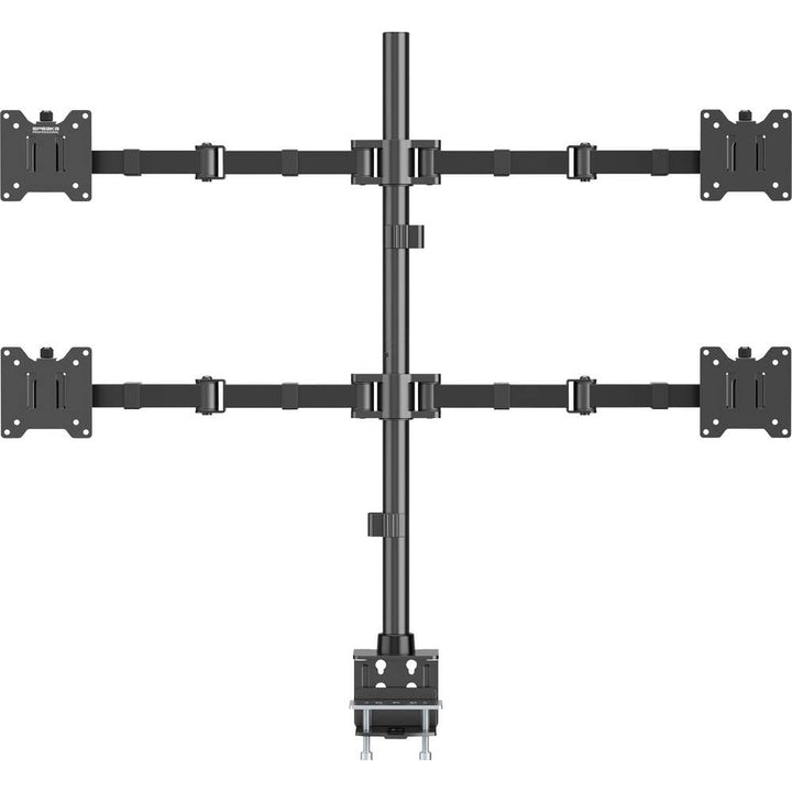 SpeaKa Professional SP-MM-541 Monitor-Tischhalterung 4 Display(s) 43,2 cm (17) - 88,9 cm (35) Schwar