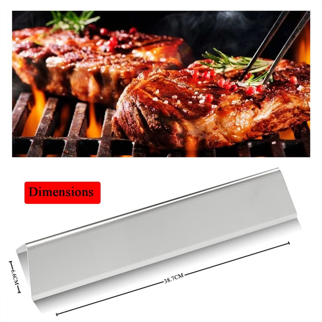 GIRXZYBX 7636 38,9CM Edelstahl flavorizer Bars für Weber Spirit I &amp; II 300 e310 e320 S310 S320, Bren