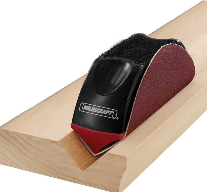 Milescraft 1620 Sand Plane – Handschleifblock/Handschleifer - Werkzeug mit Schleifpapier. 4 Schleifp