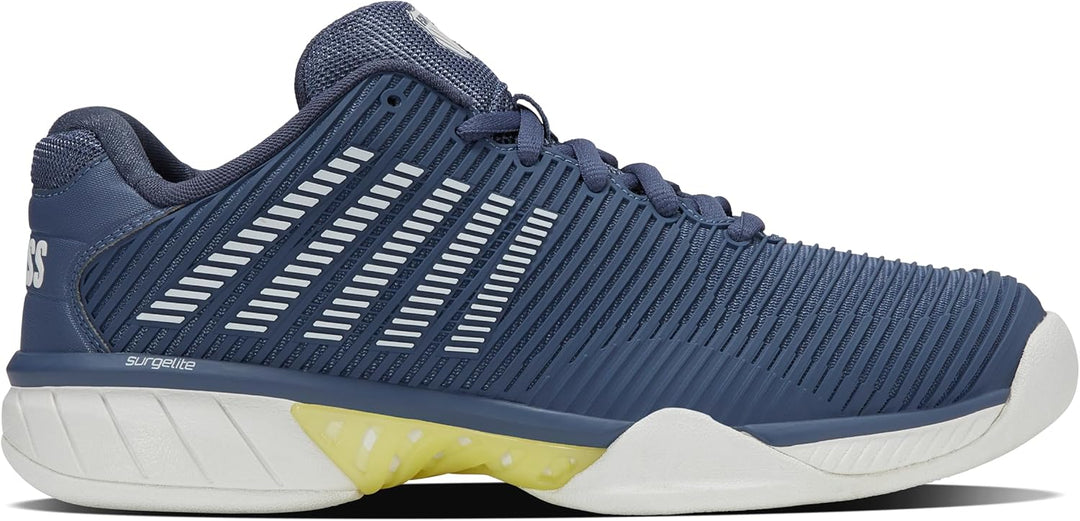 K-Swiss Herren Hypercourt Express 2 Carpet Tennis Shoe 41 EU Vintage Indigo Blanc De Blanc Luminary