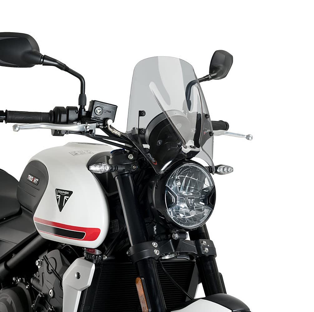 Nakedbike-Scheibe kompatibel für Triumph Trident 660 2021 rauchgrau Puig NG Sport