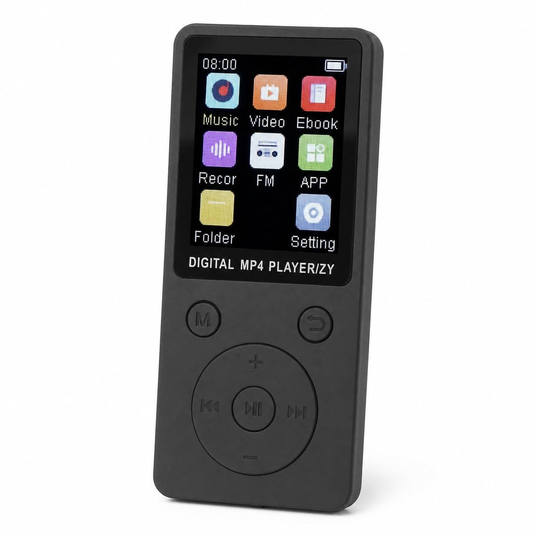 MP3-Player mit Bluetooth 5.0, 1,8-Zoll-Farbbildschirm, Tragbarer Musik-Player, HiFi-Sound-Musik-Play