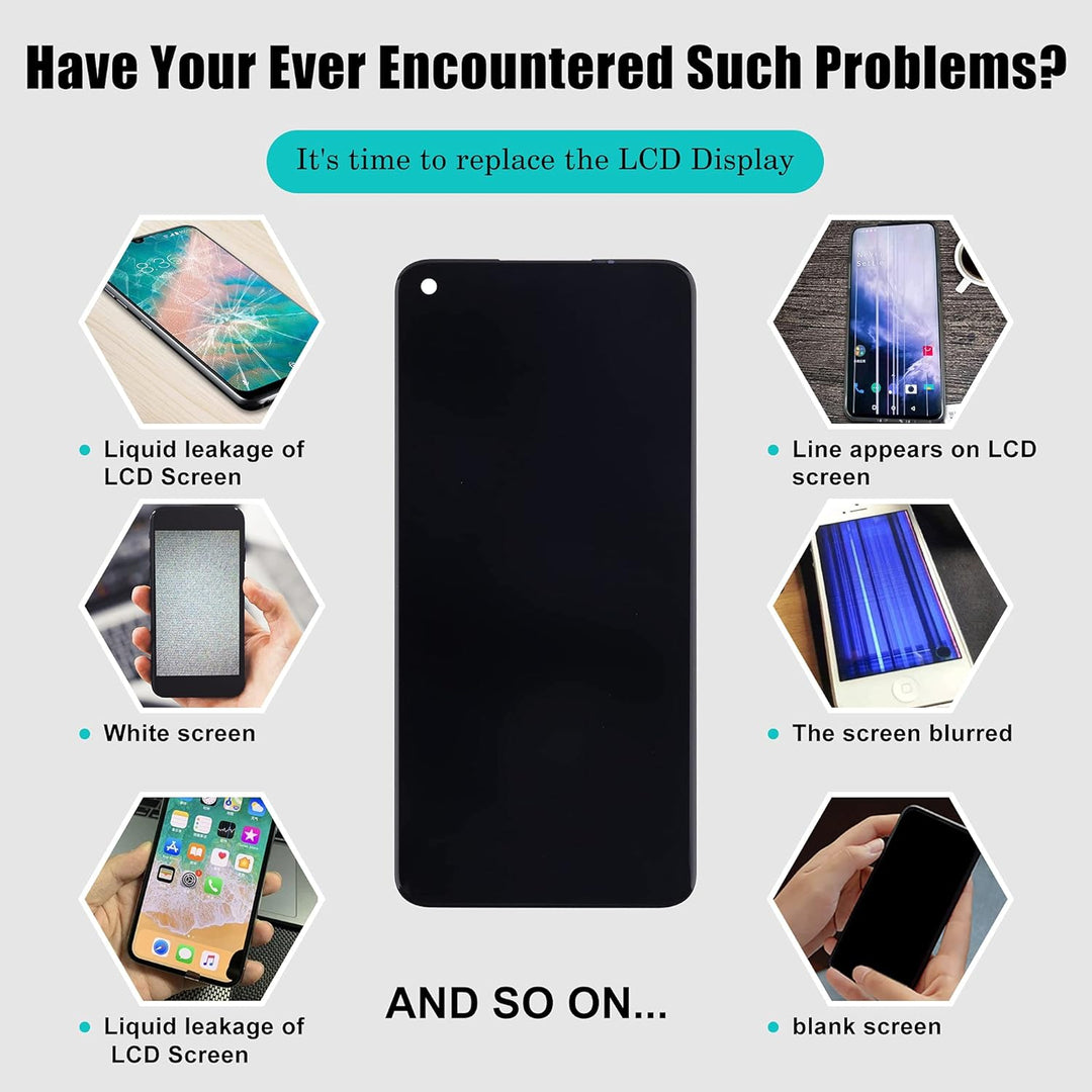 SwarKing LCD Display kompatibel mit Realme 7 5G (not fits for 4G Version) Touch Screen Digitizer (Sc