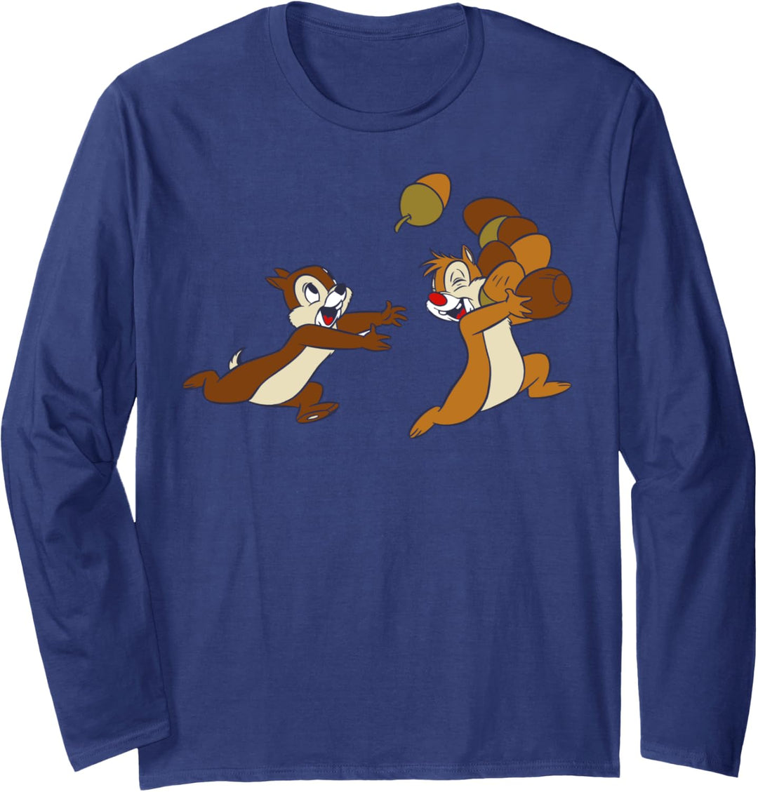 Disney Chip 'N Dale Acorn Chase Langarmshirt