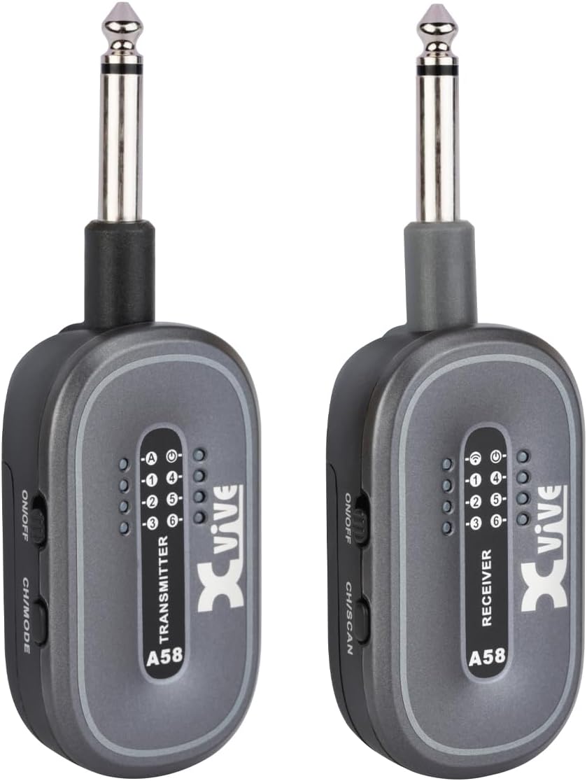 Xvive XA58 Kabelloses Gitarrensystem mit Koffer