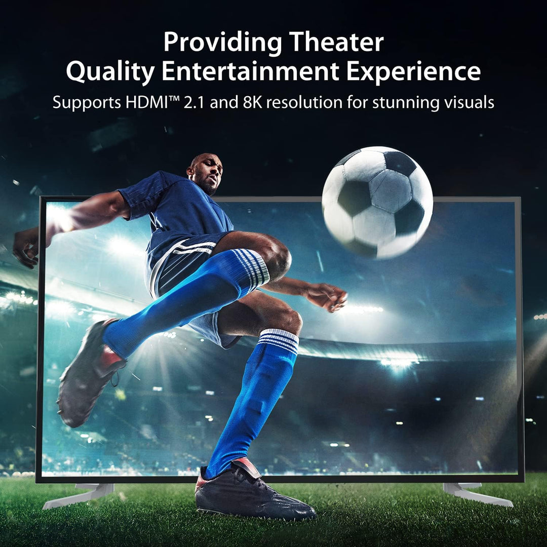 j5create USB Typ C zu HDMI Adapter (8K@60Hz, 4K@120Hz) mit RGB LED Licht für MacBook Pro, MacBook Ai