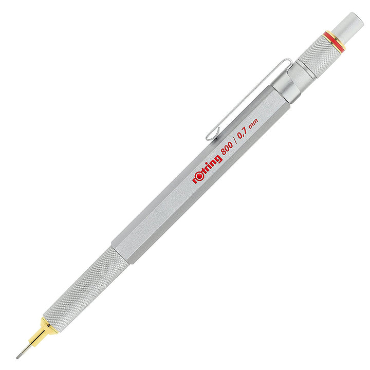 rOtring 800-Druckbleistift | 0,7 mm | Silberfarbener Schaft Silber 0,7mm