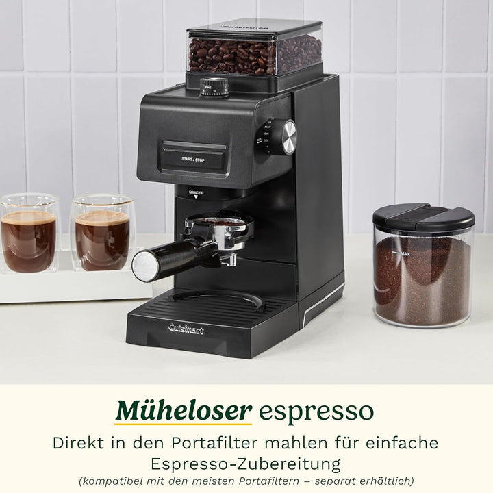 Cuisinart Espresso- & Kaffee-Kegelmahlwerk | 35 Mahlgradeinstellungen | Antistatik-Technologie | 225