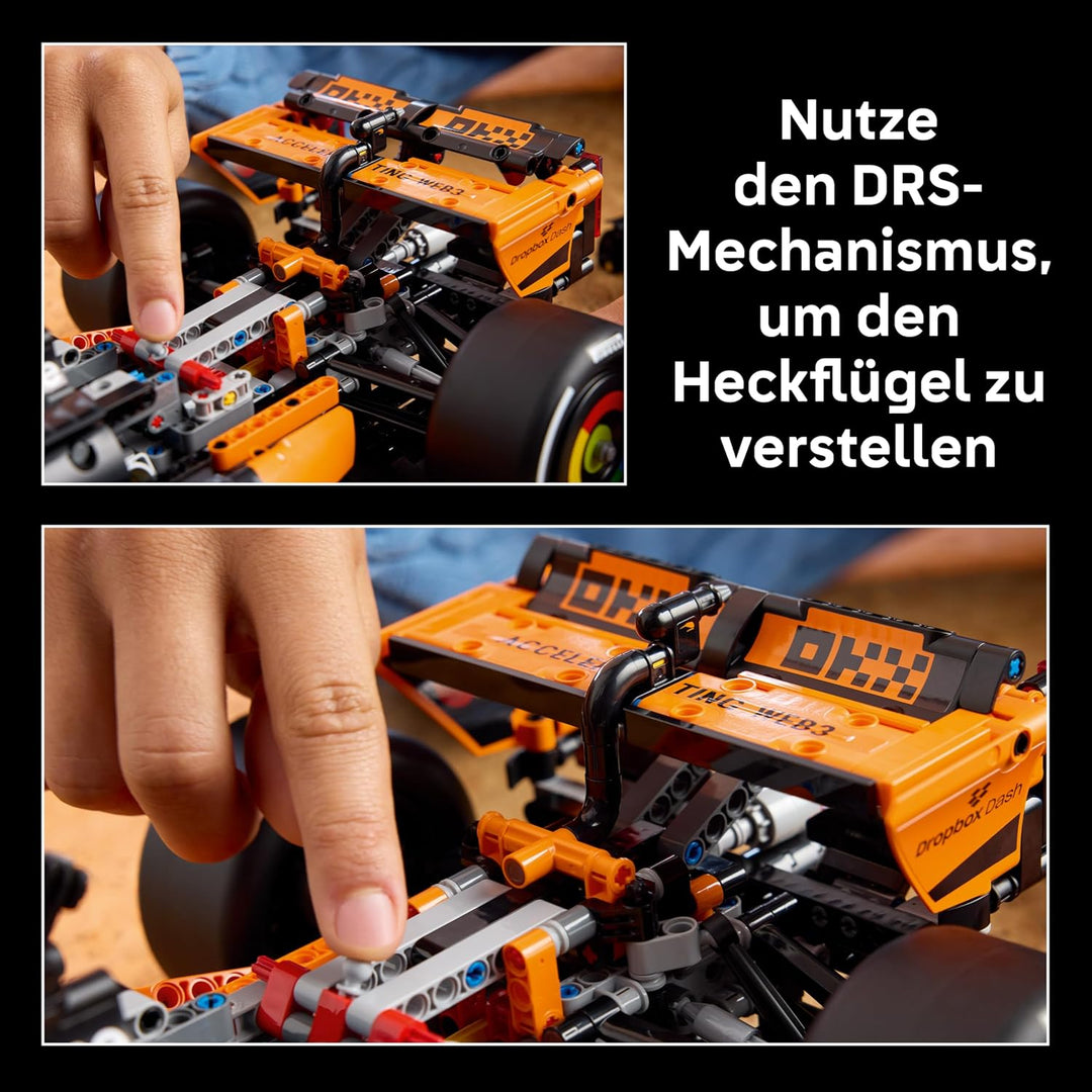 LEGO Technic McLaren MCL39 F1 Rennwagen - Modellbau für Erwachsene - Sammler Set mit V6-Motor, Diffe