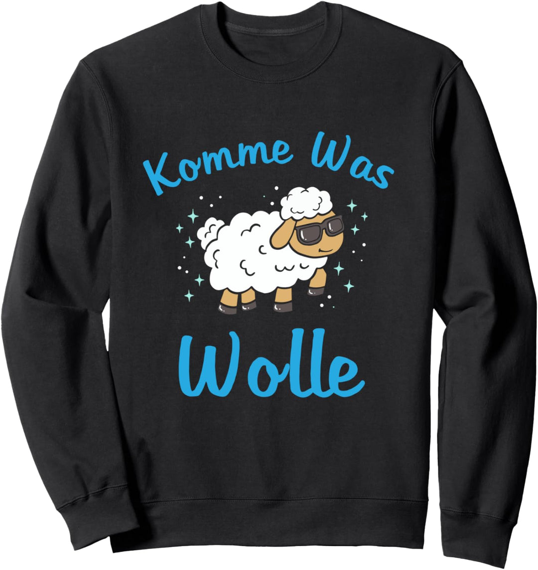 Komme was Wolle Schaf Sweatshirt