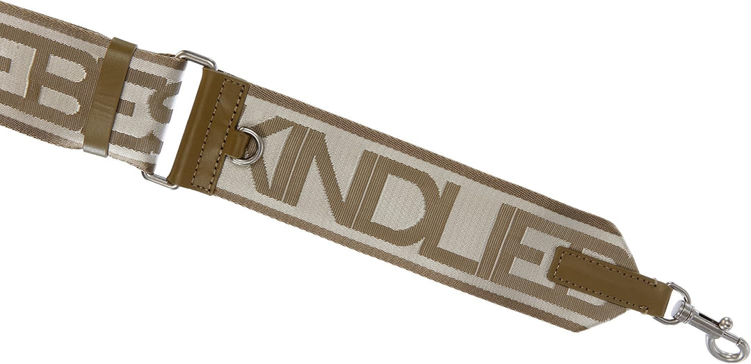 Liebeskind Damen Logo Webbing Strap Shoulder Straps Long, Salvia