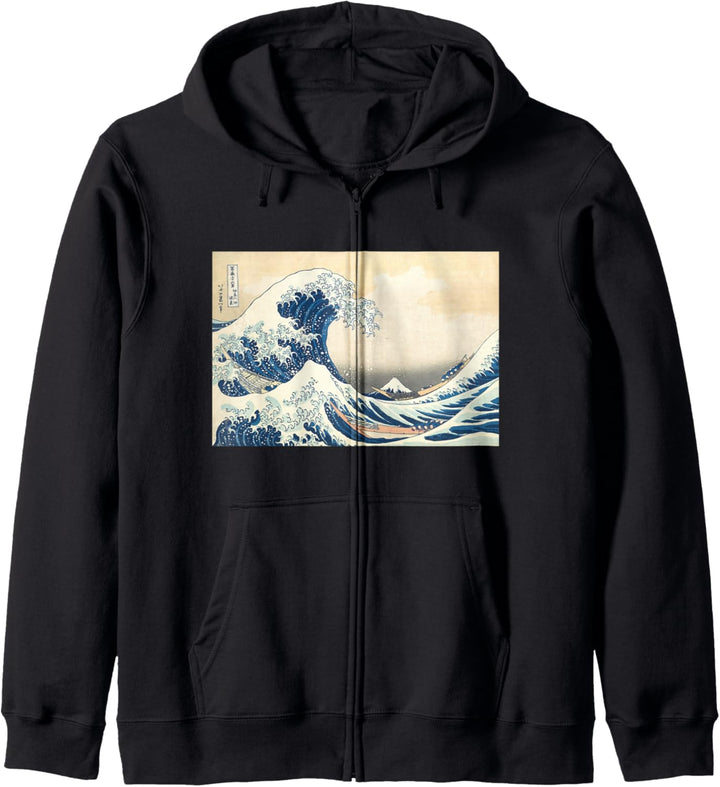 Tsunami von Hokusai Kapuzenjacke