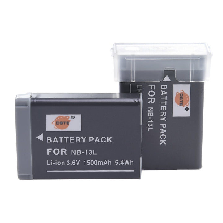 DSTE NB-13L Li-Ion Akku kompatibel mit Canon PowerShot G5X, G7X, G9X, G5 X Mark II, G7X Mark II, G9X