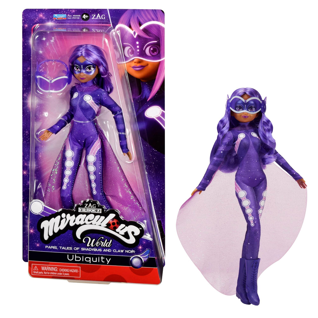 Bandai - Miraculous Ladybug - Ankleidepuppe 26 cm Ubiquity - P50158, Ubiquity