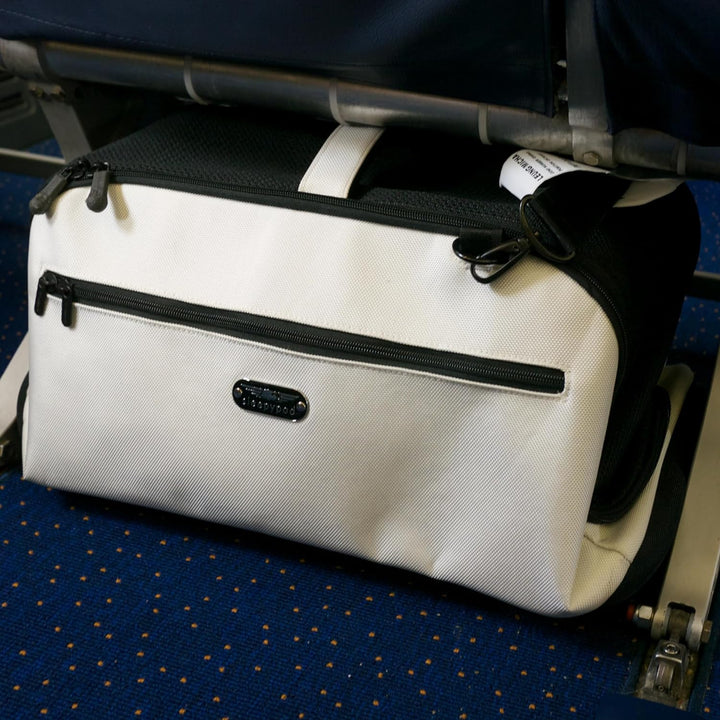 Sleepypod Air Haustier-Flug-Reisetasche, Glacier Silver, 1 Stück (1er Pack) glacier silver L 56 x B