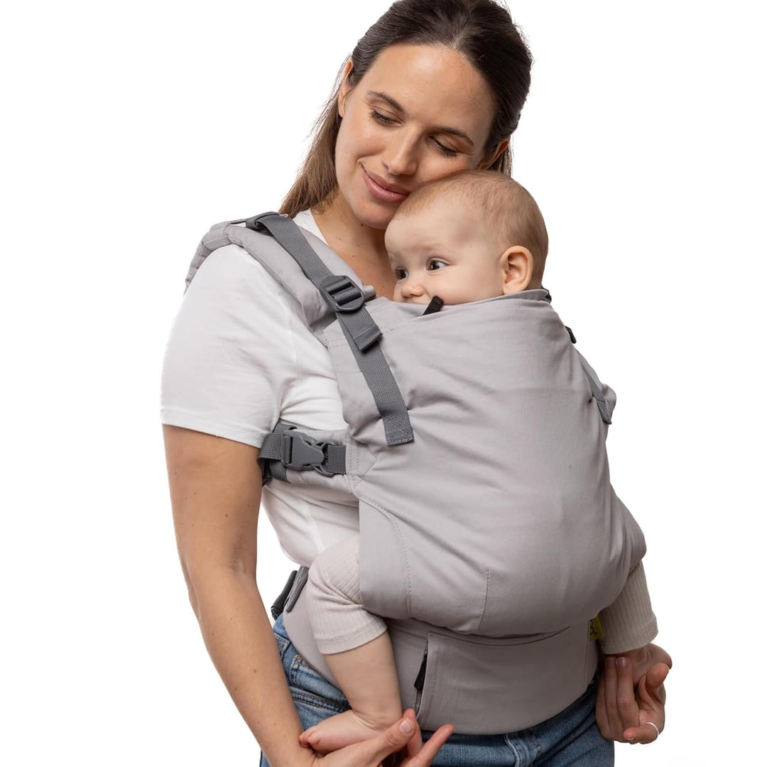 Boba X Babytrage Neugeborene ab Geburt - 2 Tragepositionen Mit Blick zum Baby und als Rucksack Kinde