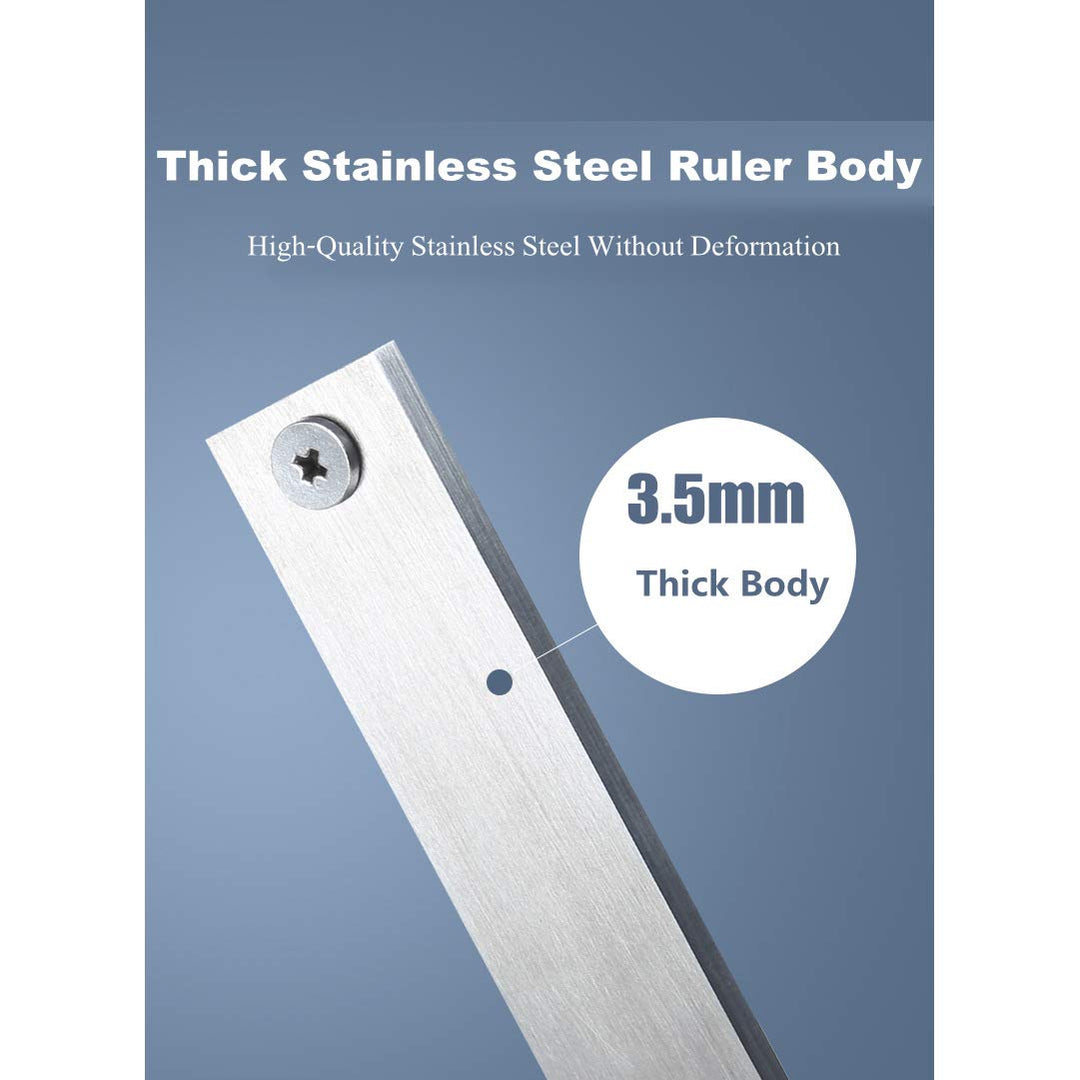Zunate Digitales Höhenmessgerät, 0-150mm Digital Precision Height Gauge Aperture Tiefenmesser mit Ed