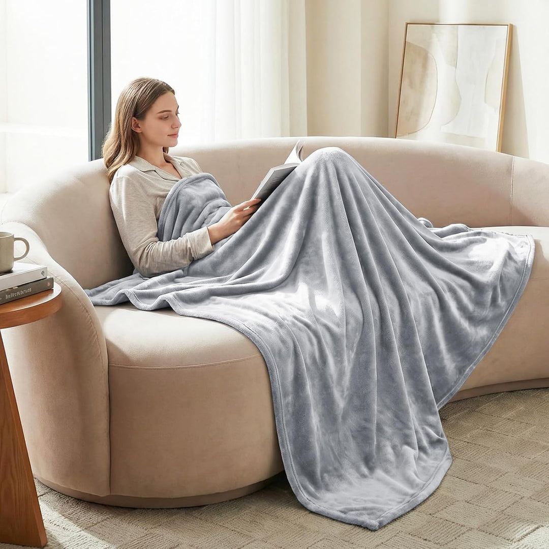 CozyLux Kuscheldecke Flauschig Decke 230x270 - Flanell Kuscheldecke Extra Gross, Weiche Sofa Decke,