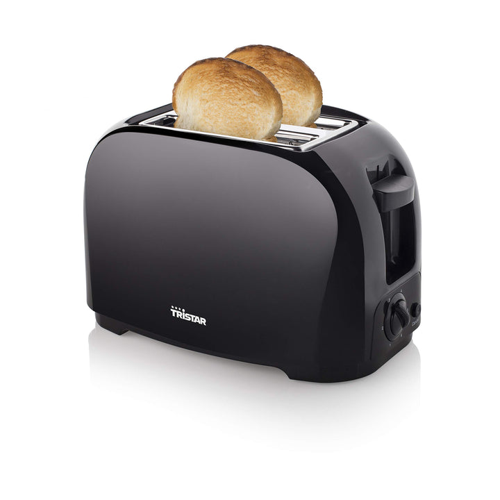Tristar BR-1025 Toaster - 6 einstellbare Bräunungsstufen mit Brötchenaufsatz - herausnehmbares Krümm