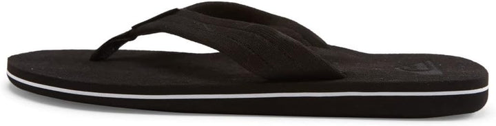 Quiksilver Herren Molokai Layback Sandale 39 EU Black White Black, 39 EU Black White Black