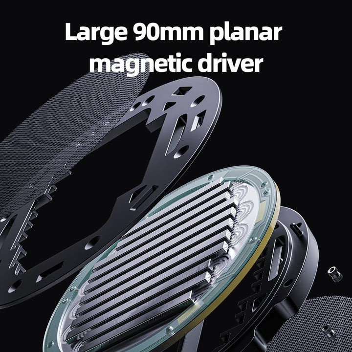 FiiO FT5 Open-Back 90 mm planar magnetische Kopfhörer für Audiophile/Studio, toller Klang, hohe Empf