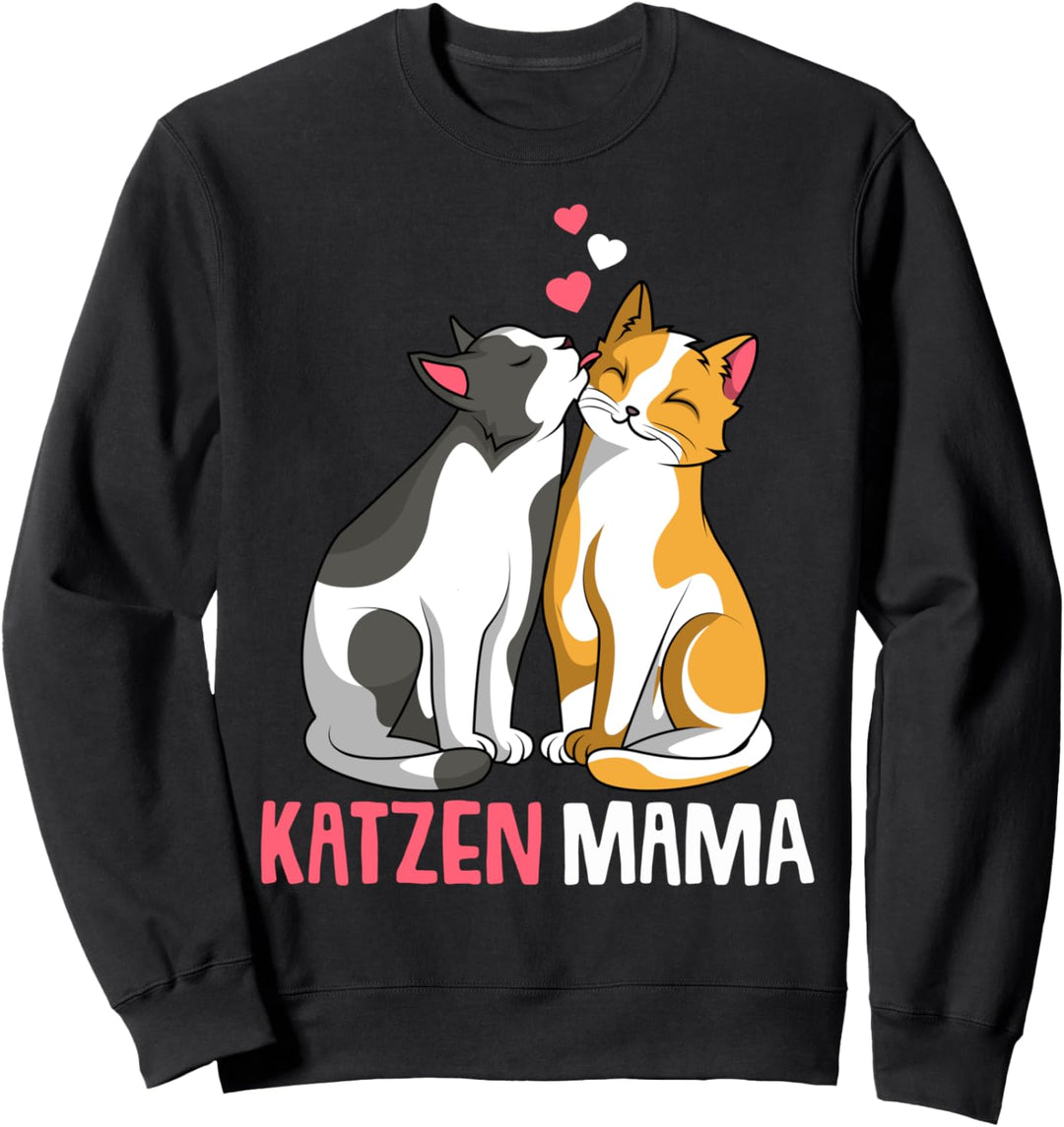 Katzenmama Katzen Mama Katze Damen Sweatshirt