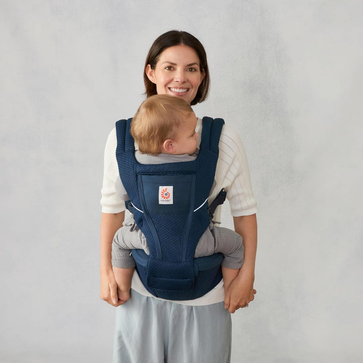 Ergobaby Alta Hip Seat Babytrage mit Babyhüftsitz für Babys und Kleinkinder ab 4 Monaten (5,5 kg - 2