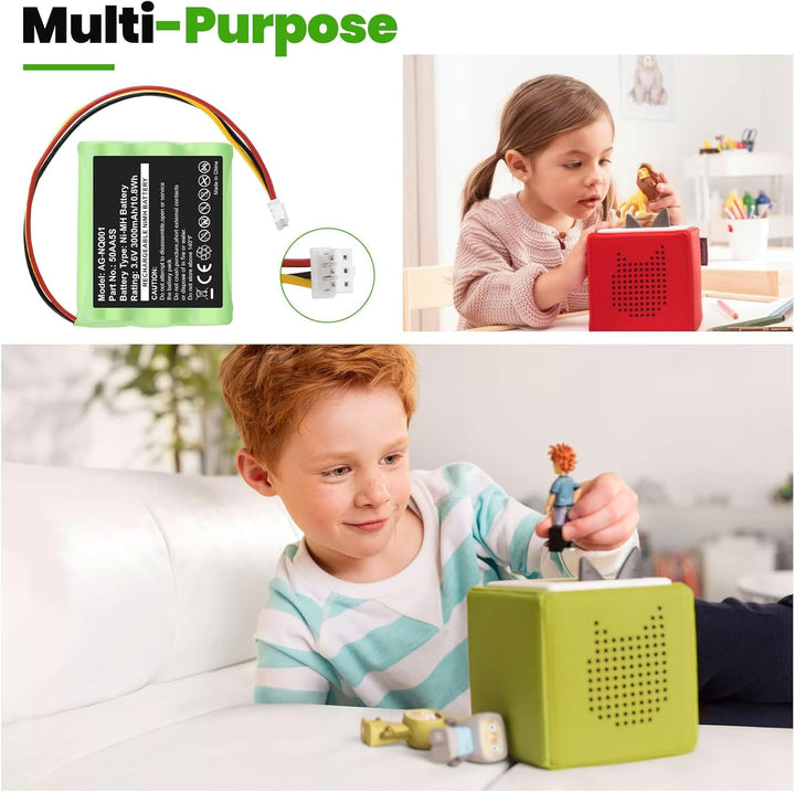 3000mAh 50AA5S Akku für Toniebox Tonie Box Lautsprecher Ersatzteilnummer 50AA5S
