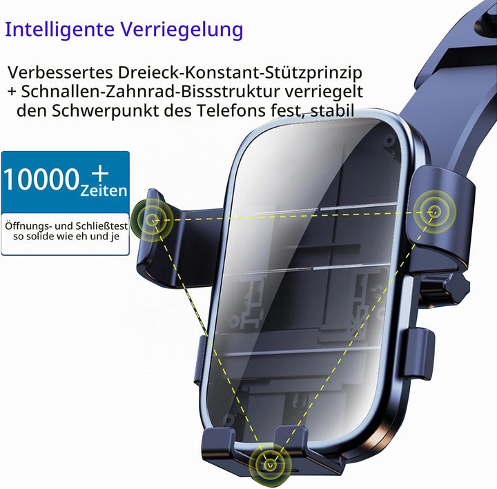Kfz-Handyhalterung für VW ID.4 2025 ID4 ID 4 (12,9 Zoll, Zubehör + Bildschirm-Navigations-Halterung,
