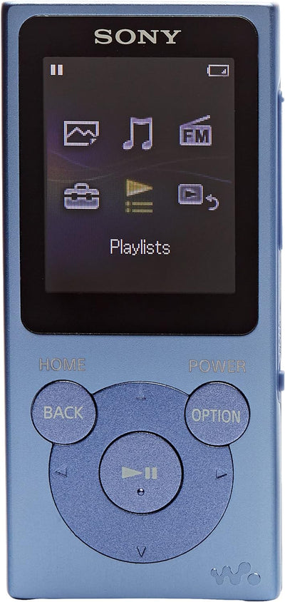 Sony NW-E394 Walkman 8GB (Speicherung von Fotos, UKW-Radio-Funktion) blau & MDR-ZX310W Lifestyle Kop