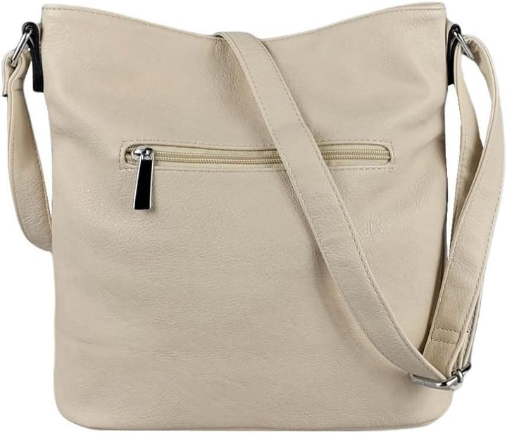 ITALYSHOP24 OBC DAMEN TASCHE Schultertasche Shopper Umhängetasche CrossOver Crossbody Henkeltasche B