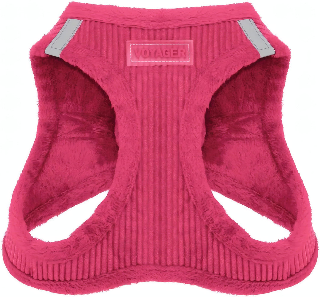 Voyager Step-in Plush Dog Harness - Soft Plush Step In Vest Harness for Small and Medium Dogs by Bes