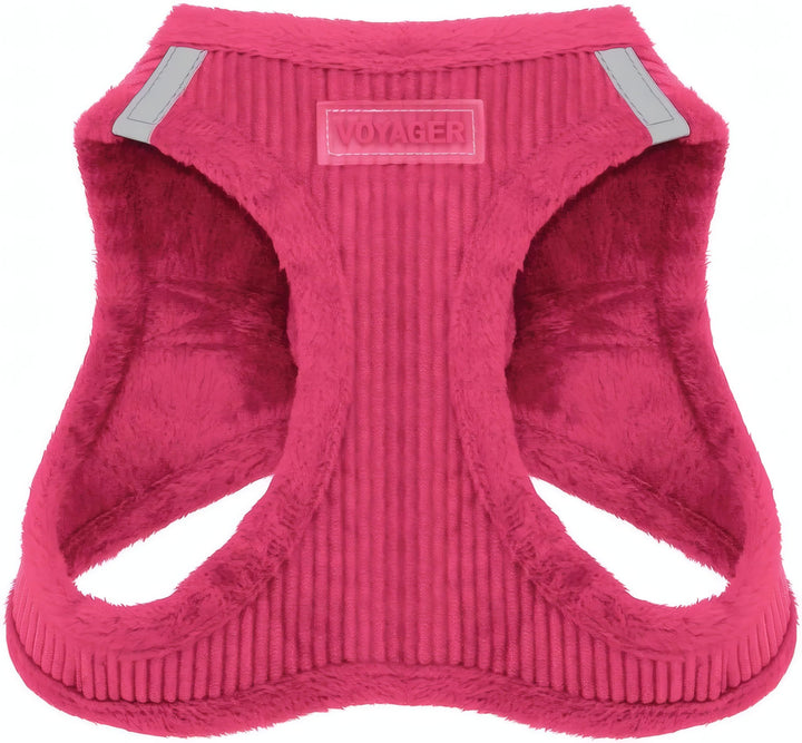 Voyager Step-in Plush Dog Harness - Soft Plush Step In Vest Harness for Small and Medium Dogs by Bes