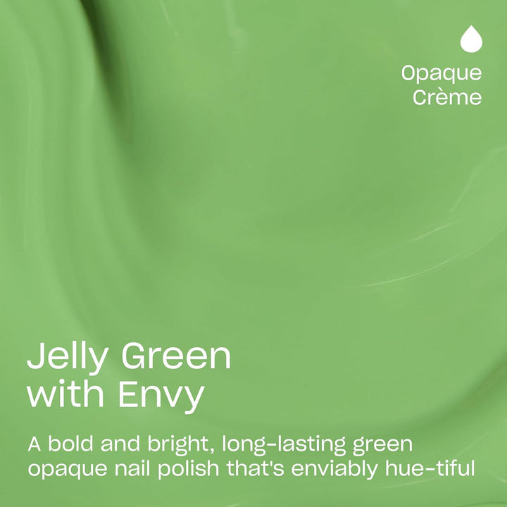 OPI Infinite Shine Collection Make 'Em Jelly – Jelly Green with Envy – grüner Nagellack mit Gel-Effe